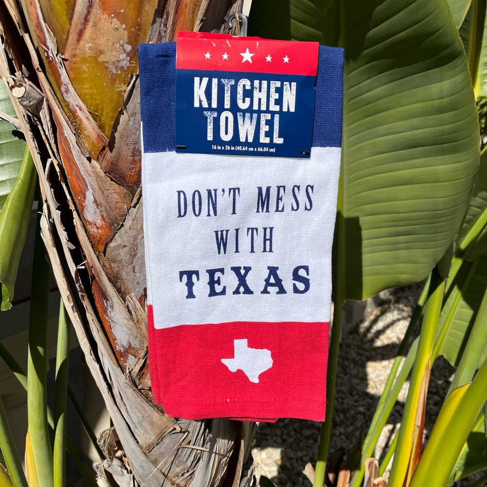 Don’t Mess With Texas 🇺🇸🏠 Kitchen Towels Western USA Country America NWT